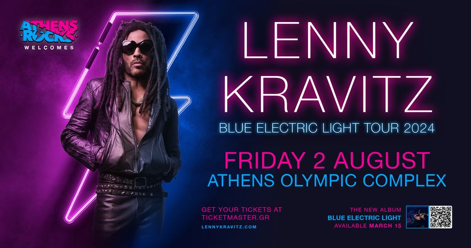 Ο Lenny Kravitz στο AthensRocks 2024