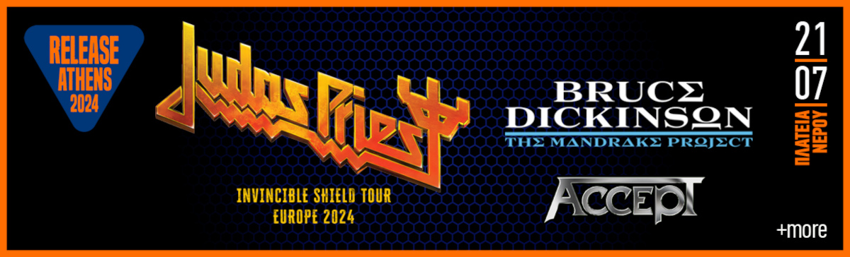 Judas Priest & Bruce Dickinson στο Release Athens 2024