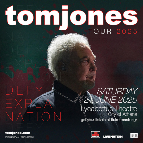 Tom Jones - Defy Explanation στην Αθήνα