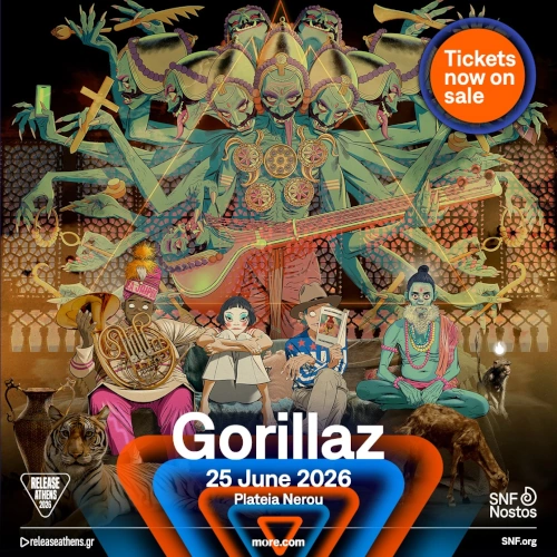 Release Athens 2026 x SNF Nostos | Gorillaz