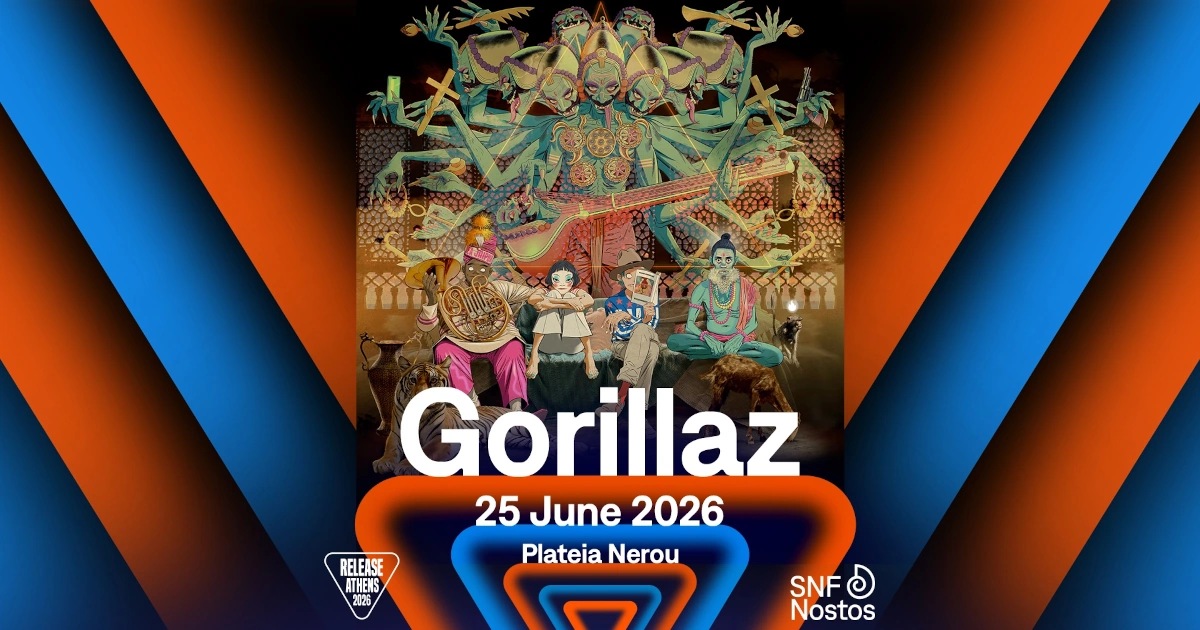 Release Athens 2026 x SNF Nostos | Gorillaz