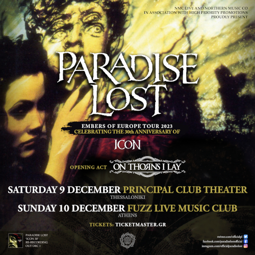 Οι Paradise Lost στην Αθήνα