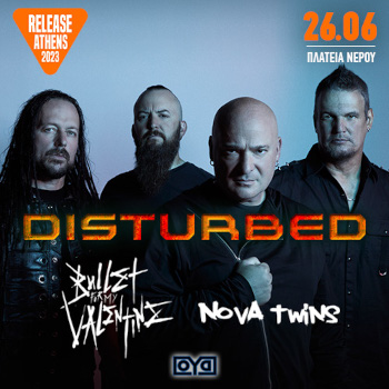 Οι Disturbed Live στο Release Athens 2023