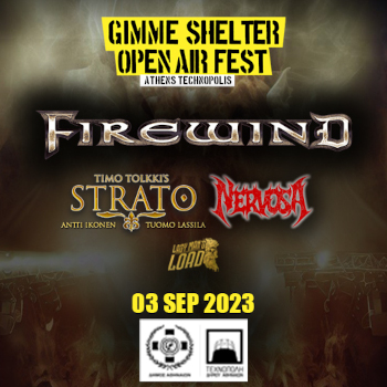 Firewind +Tolkki's Strato & Nervosa στην Τεχνόπολη